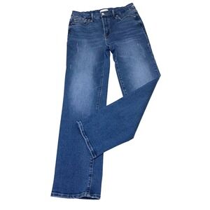 NWOT Good American Good Straight Jeans Indigo Blue High Rise Size 6/28 GS014T